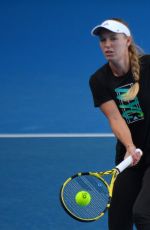CAROLINE WOZNIACKI at 2019 Australian Open Practice Session at Melbourne Park 01/13/2019