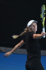 CAROLINE WOZNIACKI at 2019 Australian Open Practice Session at Melbourne Park 01/13/2019