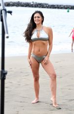 CASEY BATCHELOR in a Silver Bikini at a Beach in Tenerife 01/07/2019