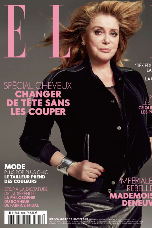 CATHERINE DENEVUE in Elle Magazine, France January 2019