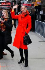CATRIONA GRAY Leaves Good Morning America in New York 01/07/2019
