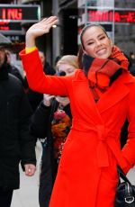CATRIONA GRAY Leaves Good Morning America in New York 01/07/2019