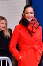 CATRIONA GRAY Leaves Good Morning America in New York 01/07/2019