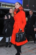 CATRIONA GRAY Leaves Good Morning America in New York 01/07/2019