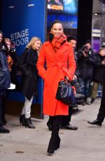 CATRIONA GRAY Leaves Good Morning America in New York 01/07/2019