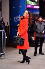 CATRIONA GRAY Leaves Good Morning America in New York 01/07/2019