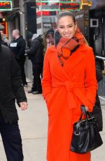 CATRIONA GRAY Leaves Good Morning America in New York 01/07/2019