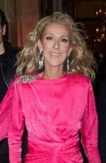 CELINE DION and Pepe Munoz Leaves Gotel De Crillon in Paris 01/24/2019