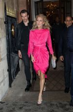 CELINE DION and Pepe Munoz Leaves Gotel De Crillon in Paris 01/24/2019