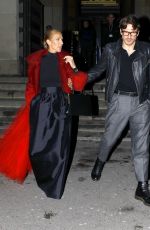 CELINE DION and Pepe Munoz Leaves Out in Paris 01/27/2019