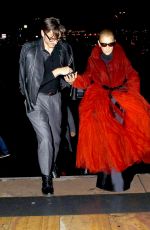 CELINE DION and Pepe Munoz Leaves Out in Paris 01/27/2019
