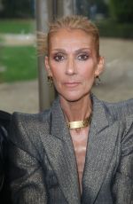 CELINE DION at Ronald van der Kemp Fashion Show in Paris 01/23/2019