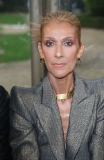 CELINE DION at Ronald van der Kemp Fashion Show in Paris 01/23/2019