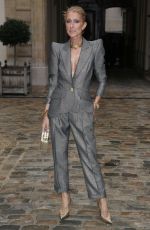 CELINE DION at Ronald van der Kemp Fashion Show in Paris 01/23/2019
