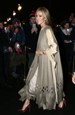 CELINE DION Leaves Hotel De Crillon in Paris 01/23/2019