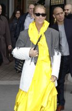 CELINE DION Out and About in Paris 01/29/2019