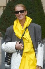 CELINE DION Out and About in Paris 01/29/2019