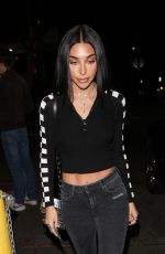 CHANTEL JEFFRIES at Delilah in West Hollywood 01/18/2019