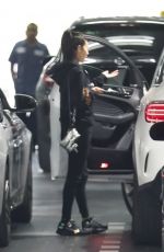 CHANTEL JEFFRIES Take Her Mercedes-benz to a Service in Beverly Hills 01/22/2019