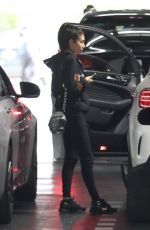 CHANTEL JEFFRIES Take Her Mercedes-benz to a Service in Beverly Hills 01/22/2019