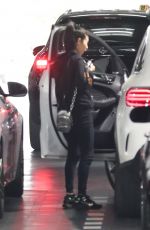 CHANTEL JEFFRIES Take Her Mercedes-benz to a Service in Beverly Hills 01/22/2019