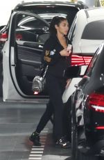 CHANTEL JEFFRIES Take Her Mercedes-benz to a Service in Beverly Hills 01/22/2019