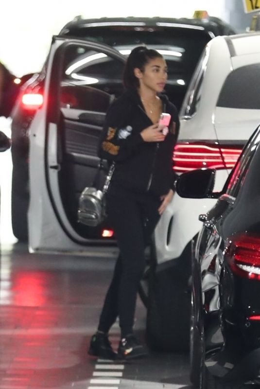 CHANTEL JEFFRIES Take Her Mercedes-benz to a Service in Beverly Hills 01/22/2019