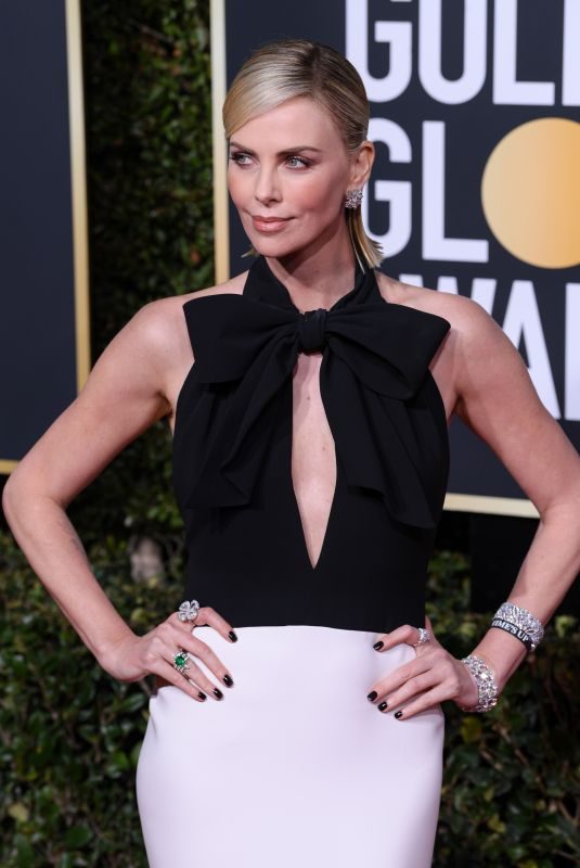 CHARLIZE THERON at 2019 Golden Globe Awards in Beverly Hills 01/06/2019