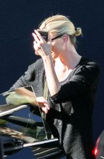 CHARLIZE THERON Out for Lunch in Los Angeles 01/23/2019