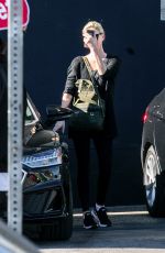 CHARLIZE THERON Out for Lunch in Los Angeles 01/23/2019