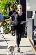 CHARLIZE THERON Out for Lunch in Los Angeles 01/23/2019