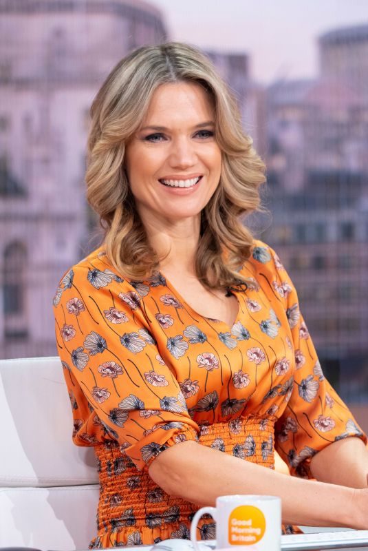 CHARLOTTE HAWKINS at Good Morning Britain Show in London 01/22/2019