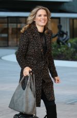 CHARLOTTE HAWKINS Leaves ITV Studios in London 01/22/2019