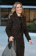 CHARLOTTE HAWKINS Leaves ITV Studios in London 01/22/2019