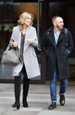 CHARLOTTE HAWKINS Leaves Soho House in London 01/15/2019