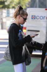 CHARLOTTE MCKINNEY Leaves Yoga Class in Santa Monica 01/22/2019