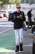 CHARLOTTE MCKINNEY Leaves Yoga Class in Santa Monica 01/22/2019