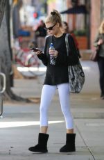 CHARLOTTE MCKINNEY Leaves Yoga Class in Santa Monica 01/22/2019