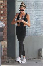 CHARLOTTE MCKINNEY Leaves Yoga Class in Santa Monica 01/25/2019