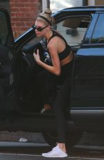 CHARLOTTE MCKINNEY Leaves Yoga Class in Santa Monica 01/25/2019