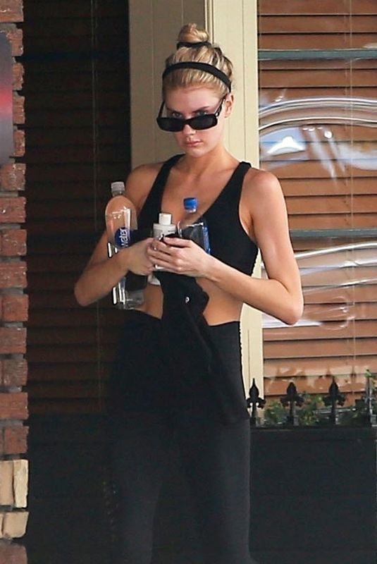 CHARLOTTE MCKINNEY Leaves Yoga Class in Santa Monica 01/25/2019