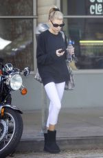 CHARLOTTE MCKINNEY Leaves Yoga Class in Santa Monica 01/29/2019