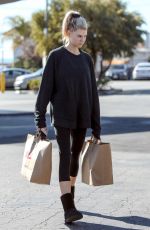 CHARLOTTE MCKINNEY Out Shopping in Los Angeles 01/23/2019