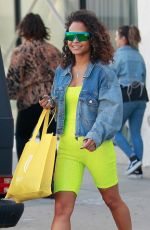 CHRIOSTINA MILIAN Out Shopping at Lole in Los Angeles 01/30/2019