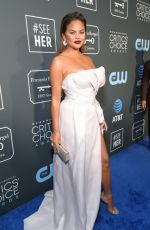 CHRISSY TEIGEN at 2019 Citics’ Choice Awards in Santa Monica 01/13/2019