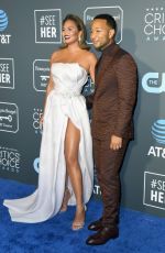 CHRISSY TEIGEN at 2019 Citics’ Choice Awards in Santa Monica 01/13/2019