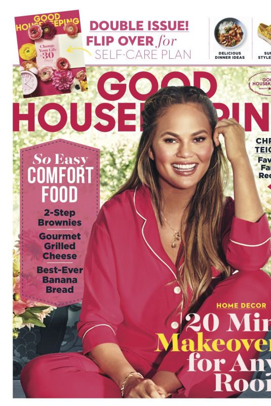 CHRISSY TEIGEN in Good Housekeeping Magazine, February 2019