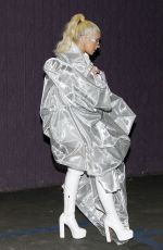 CHRISTINA AGUILERA Leaves a Studio in Los Angeles 01/29/2019