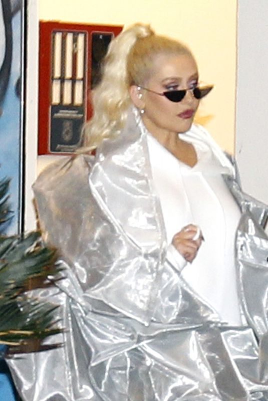 CHRISTINA AGUILERA Out in Los Angeles 01/29/2019