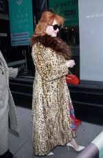 CHRISTINA HENDRICKS Arrives at Build Studios in New York 01/25/2019